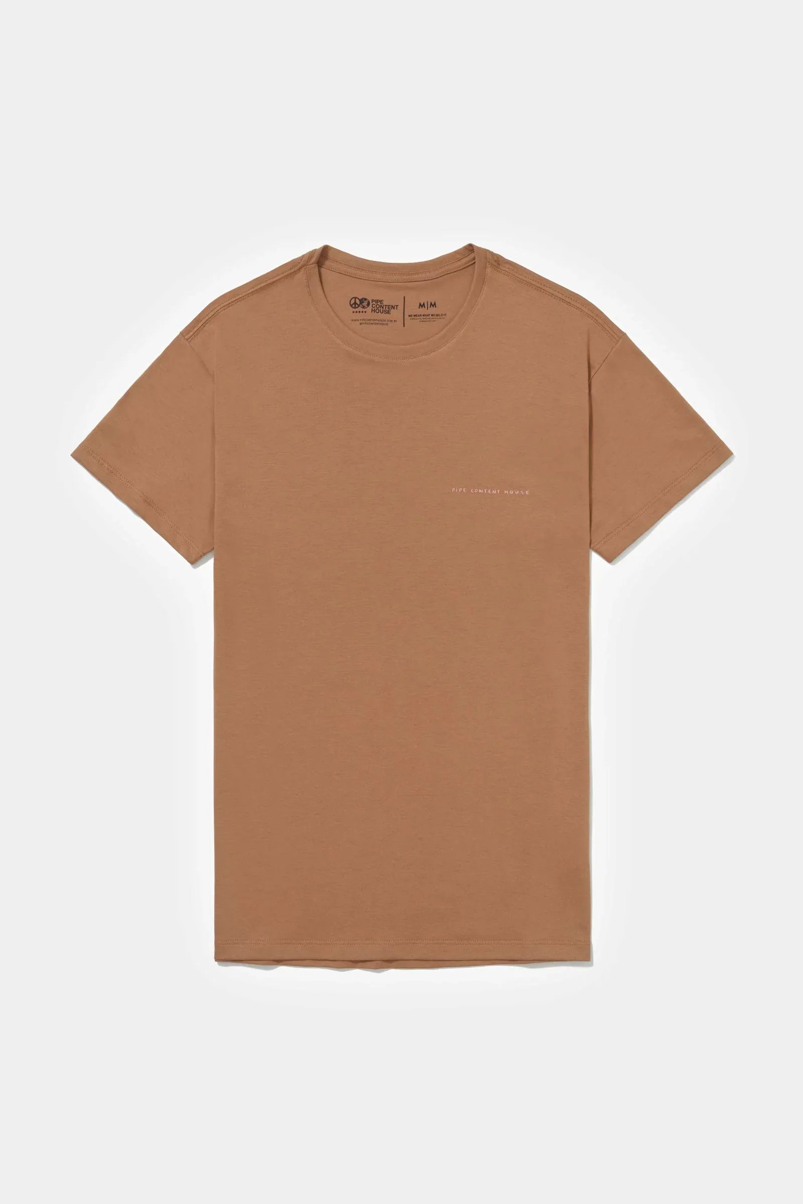 Camiseta Pima Pipe Marrom