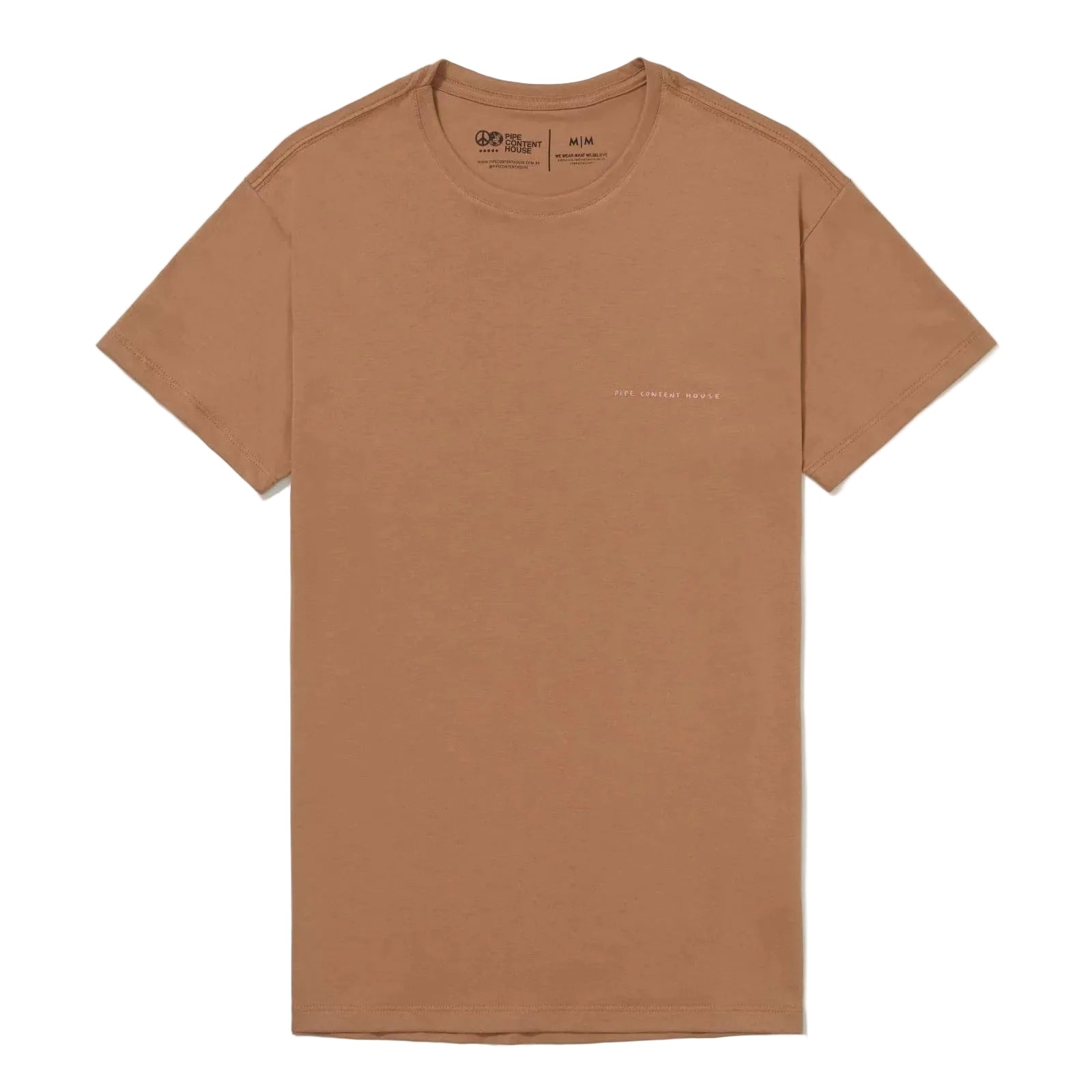 Camiseta Pima Pipe Marrom