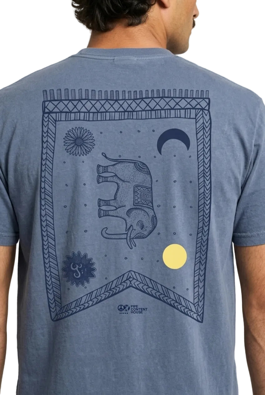 Camiseta Prime Estonada Sri Lanka Azul