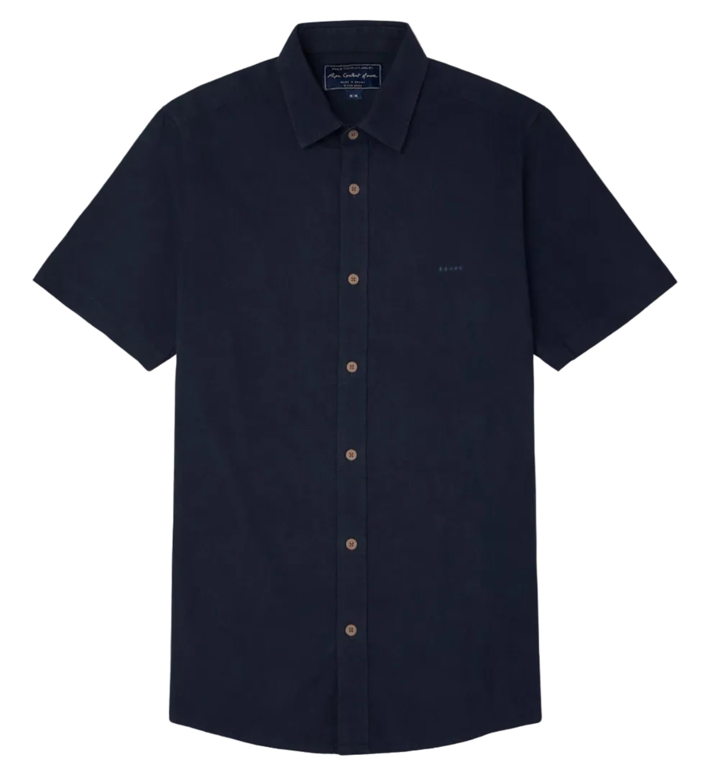 Camisa Linnen Marinho