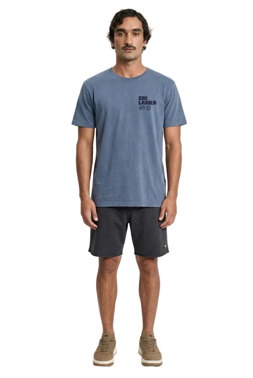 Camiseta Prime Estonada Sri Lanka Azul