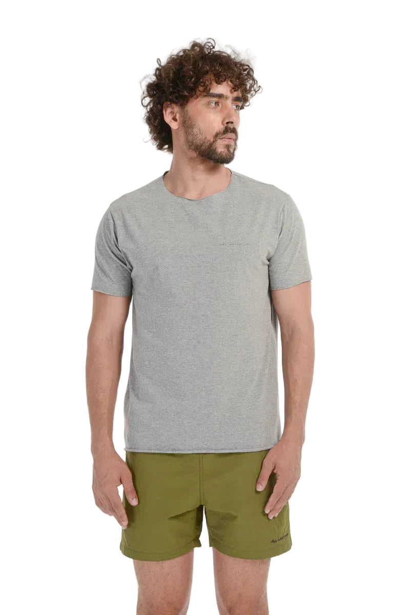 Camiseta Algodão Egípcio Cinza