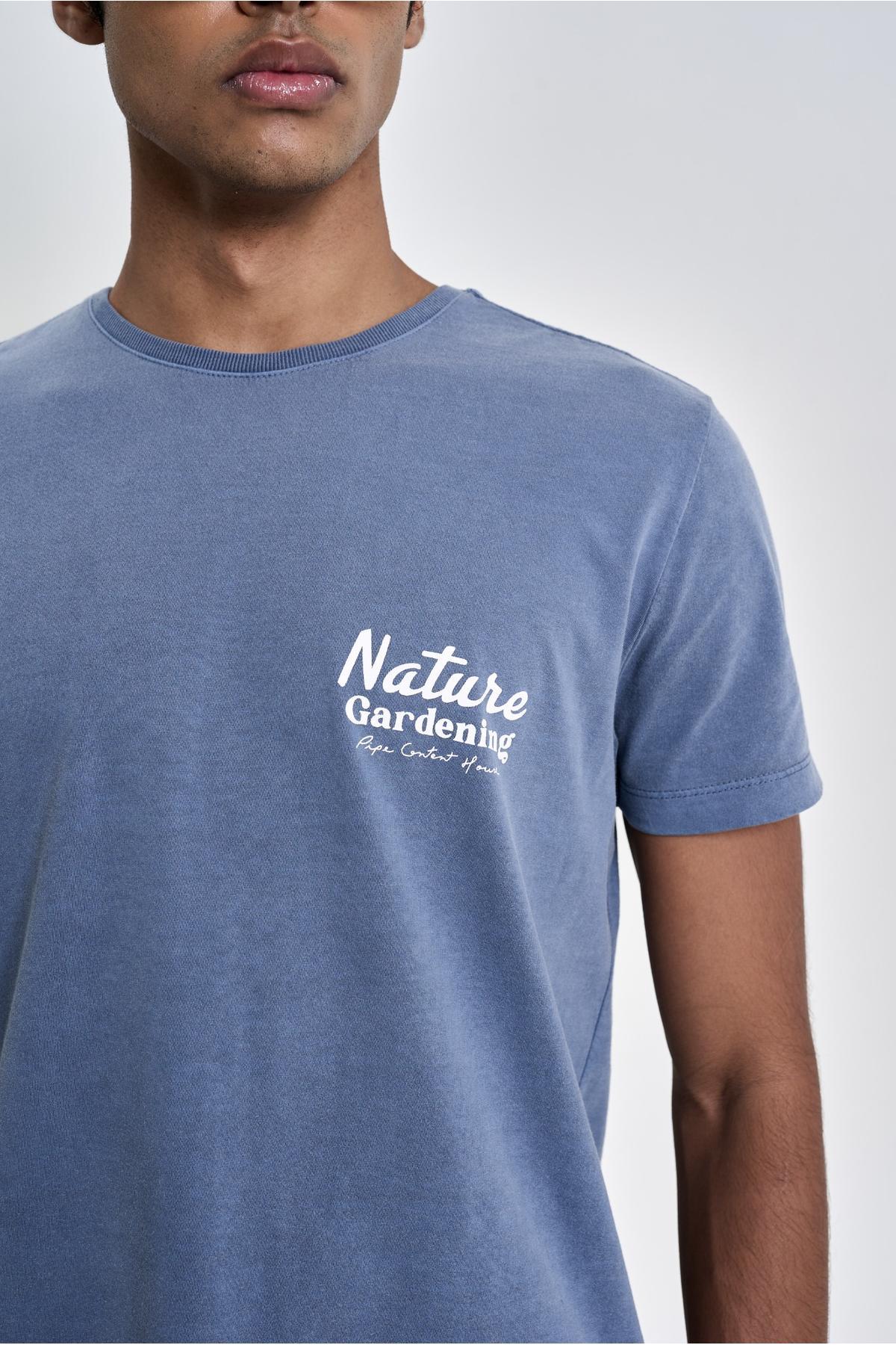 Camiseta Gardening Azul