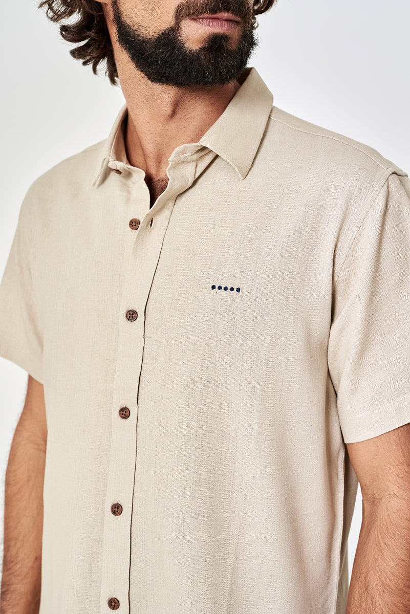 CAMISA LINEN NATURAL