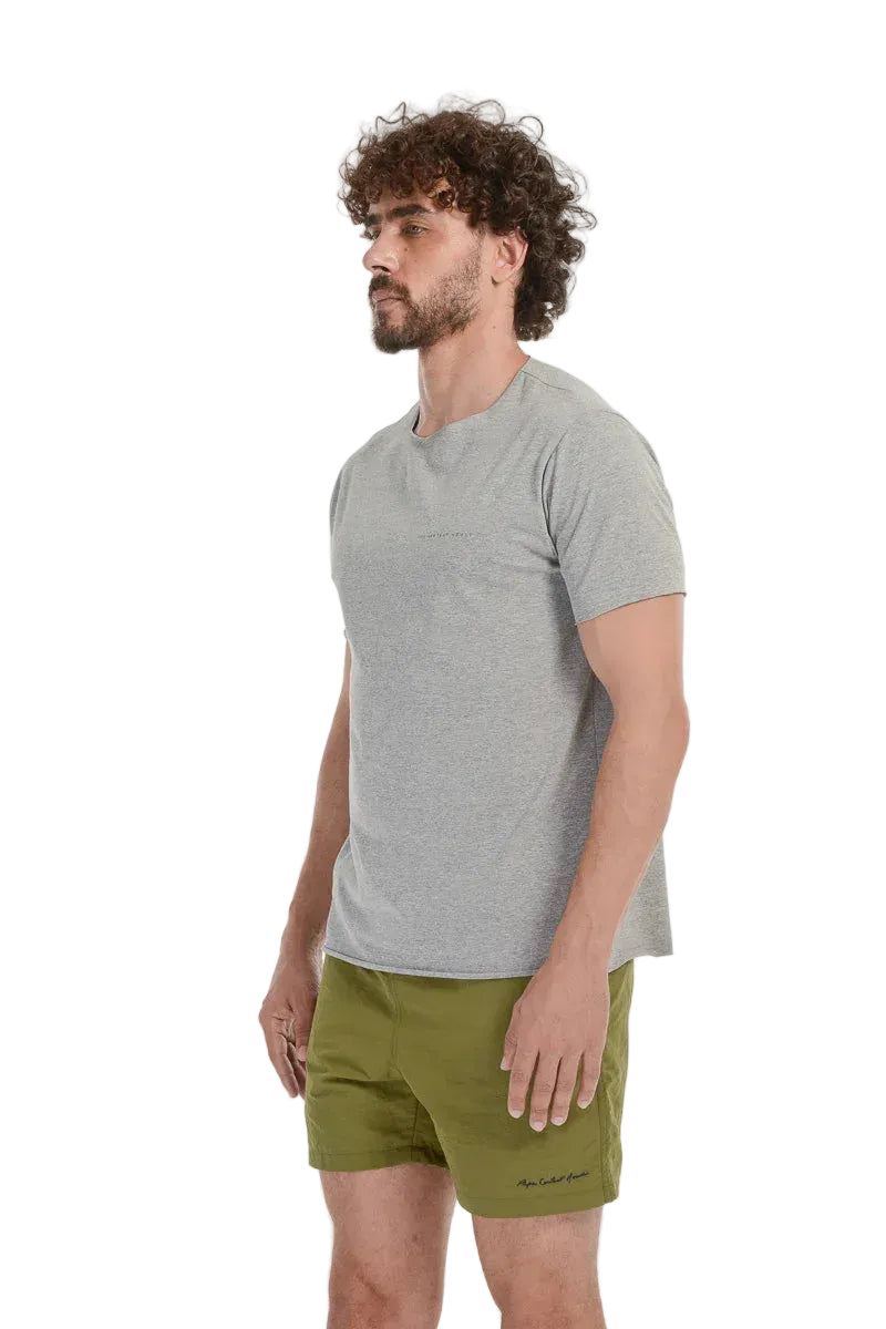 Camiseta Algodão Egípcio Cinza