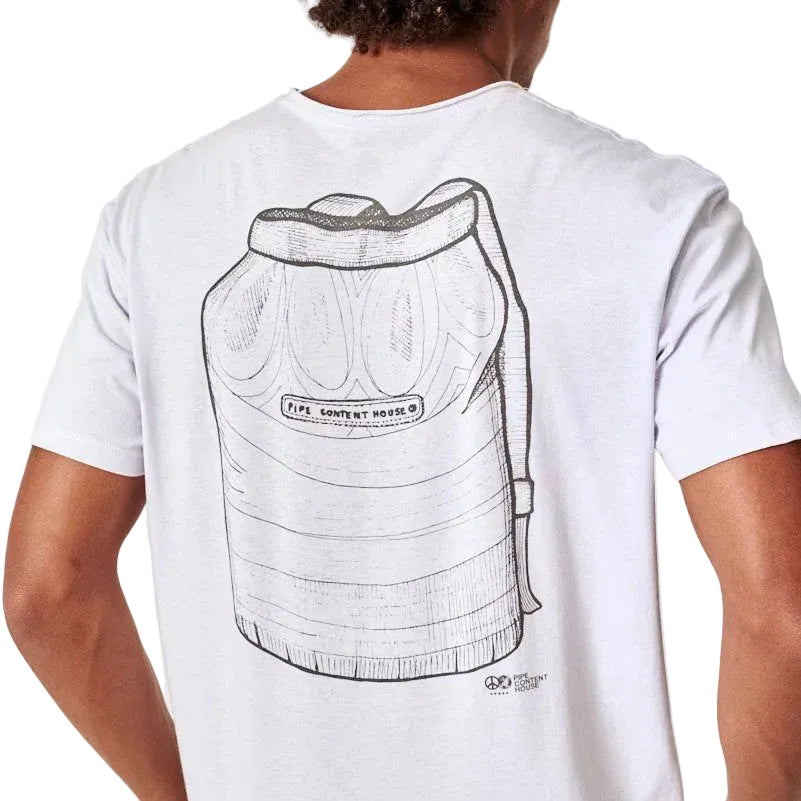 Camiseta Backpack Branca