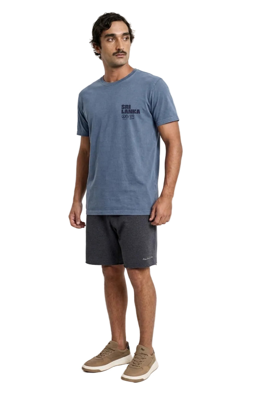Camiseta Prime Estonada Sri Lanka Azul