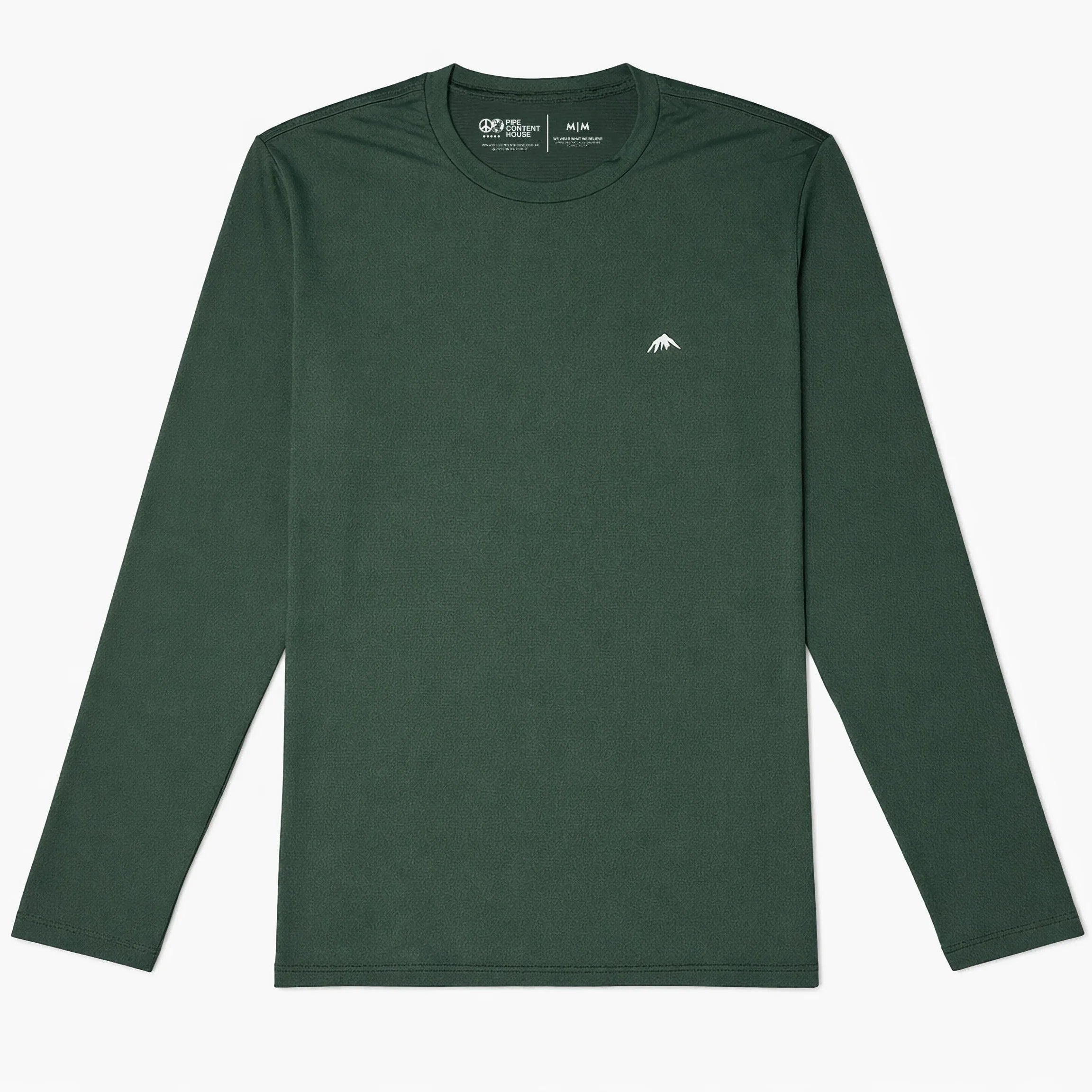 Camiseta Fitness Mountain Verde