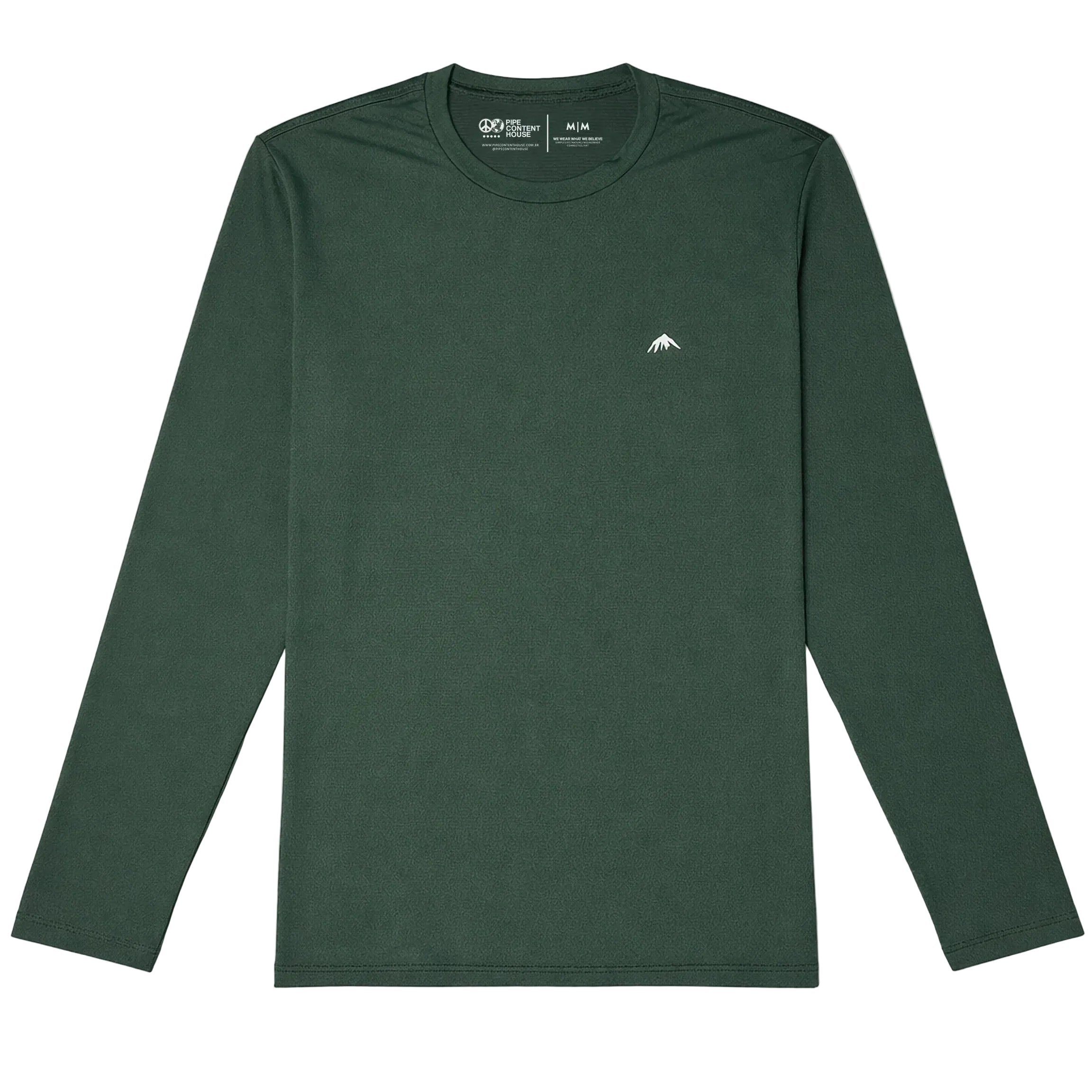 Camiseta Fitness Mountain Verde