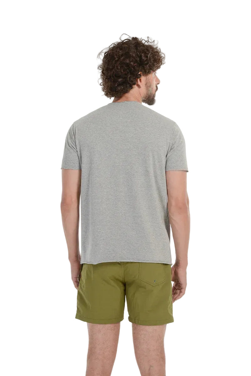 Camiseta Algodão Egípcio Cinza