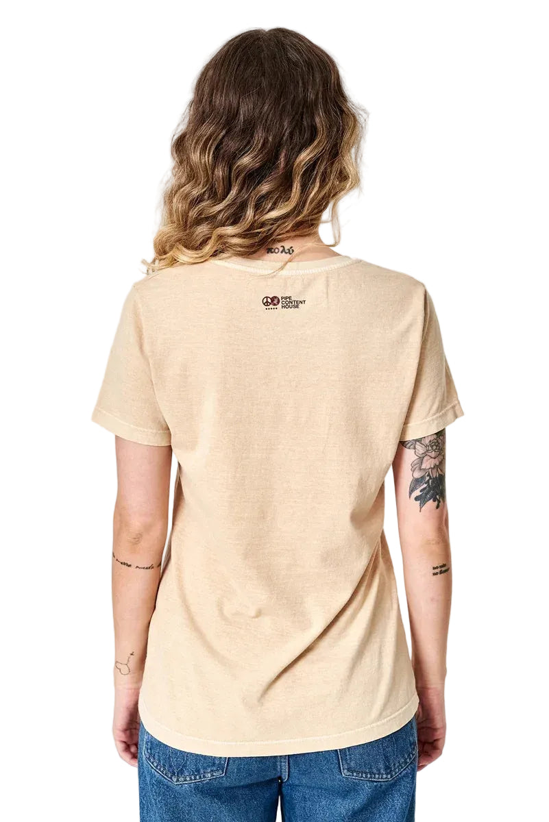 Camiseta Feminina Essential Beach Cáqui
