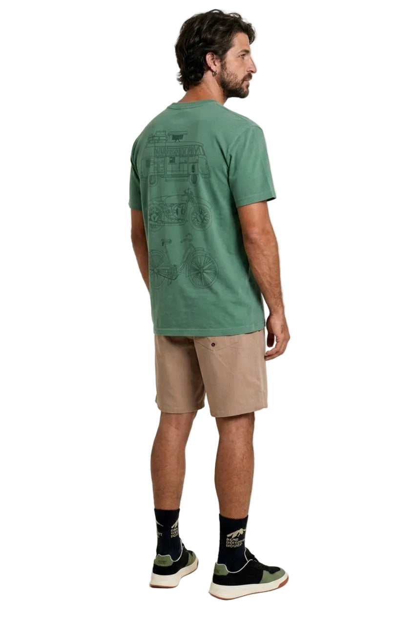 Camiseta Prime Estonada Blue Era Verde