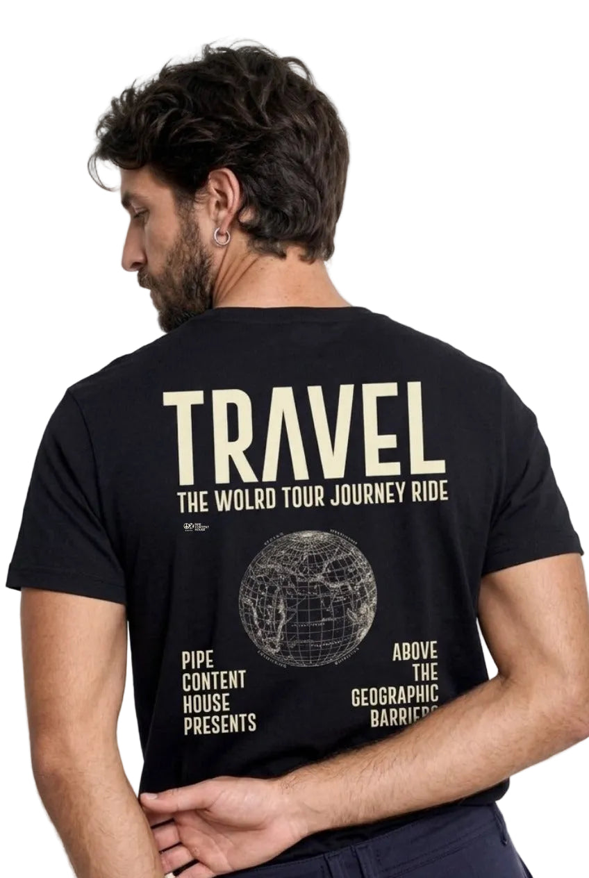 Camiseta Prime Travel Preta
