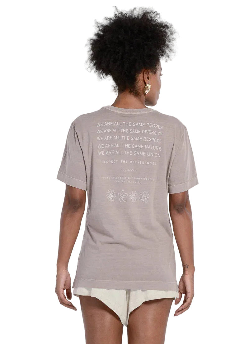 Camiseta Feminina The Same People Cáqui