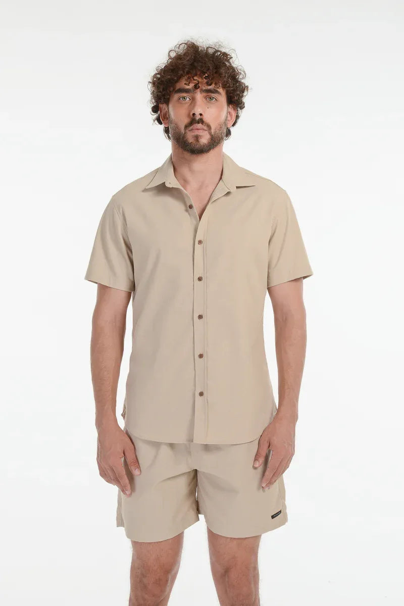 Camisa Linnen Natural