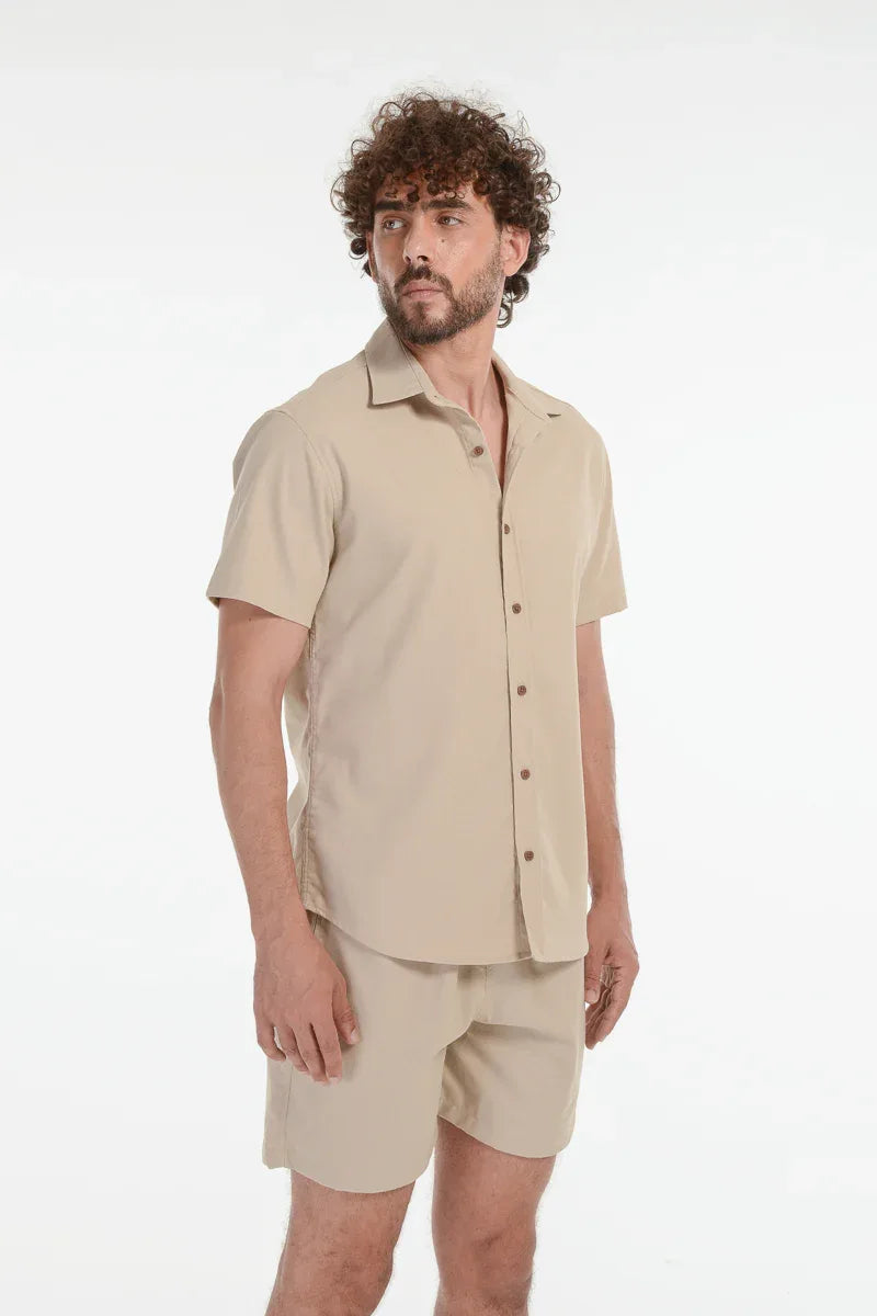 Camisa Linnen Natural