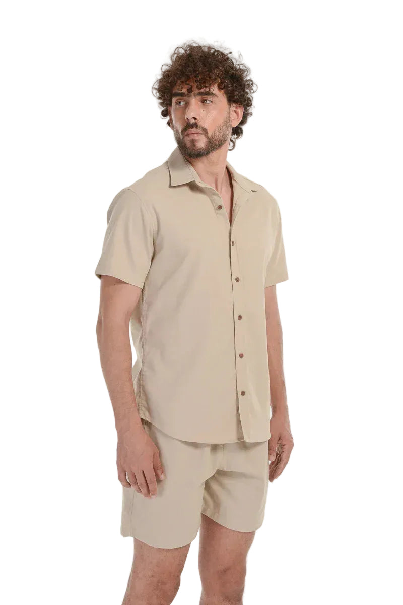 Camisa Linnen Natural