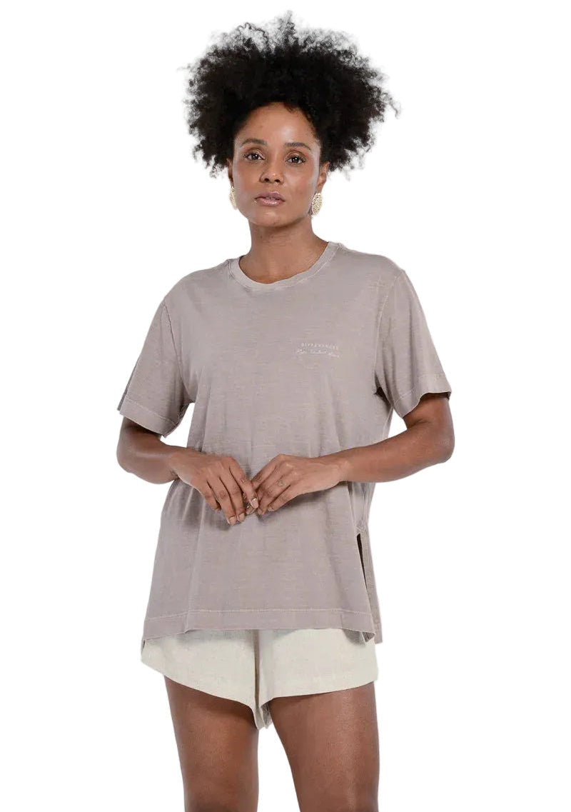 Camiseta Feminina The Same People Cáqui