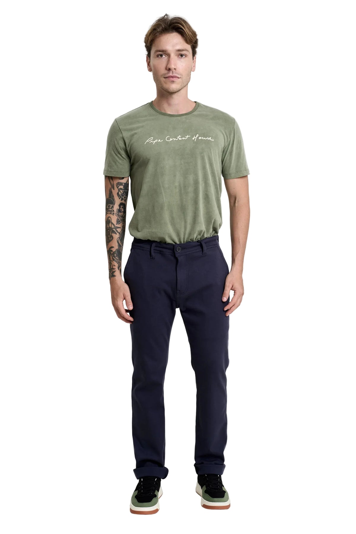 Calça Five Ponto Roma Azul Marinho