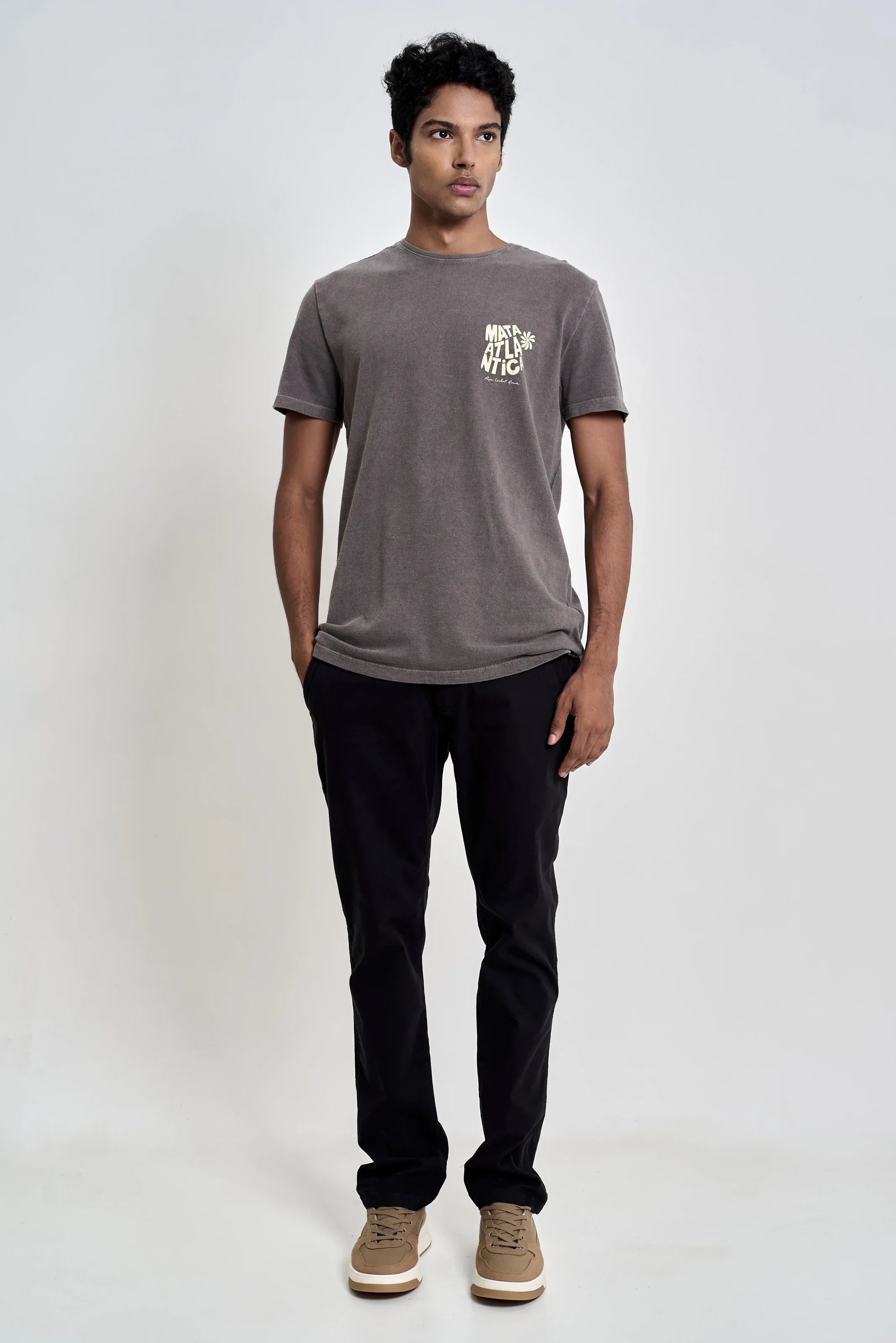 Camiseta Mata Atlântica Cinza