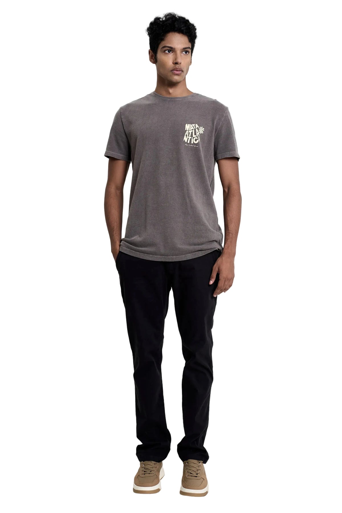 Camiseta Mata Atlântica Cinza