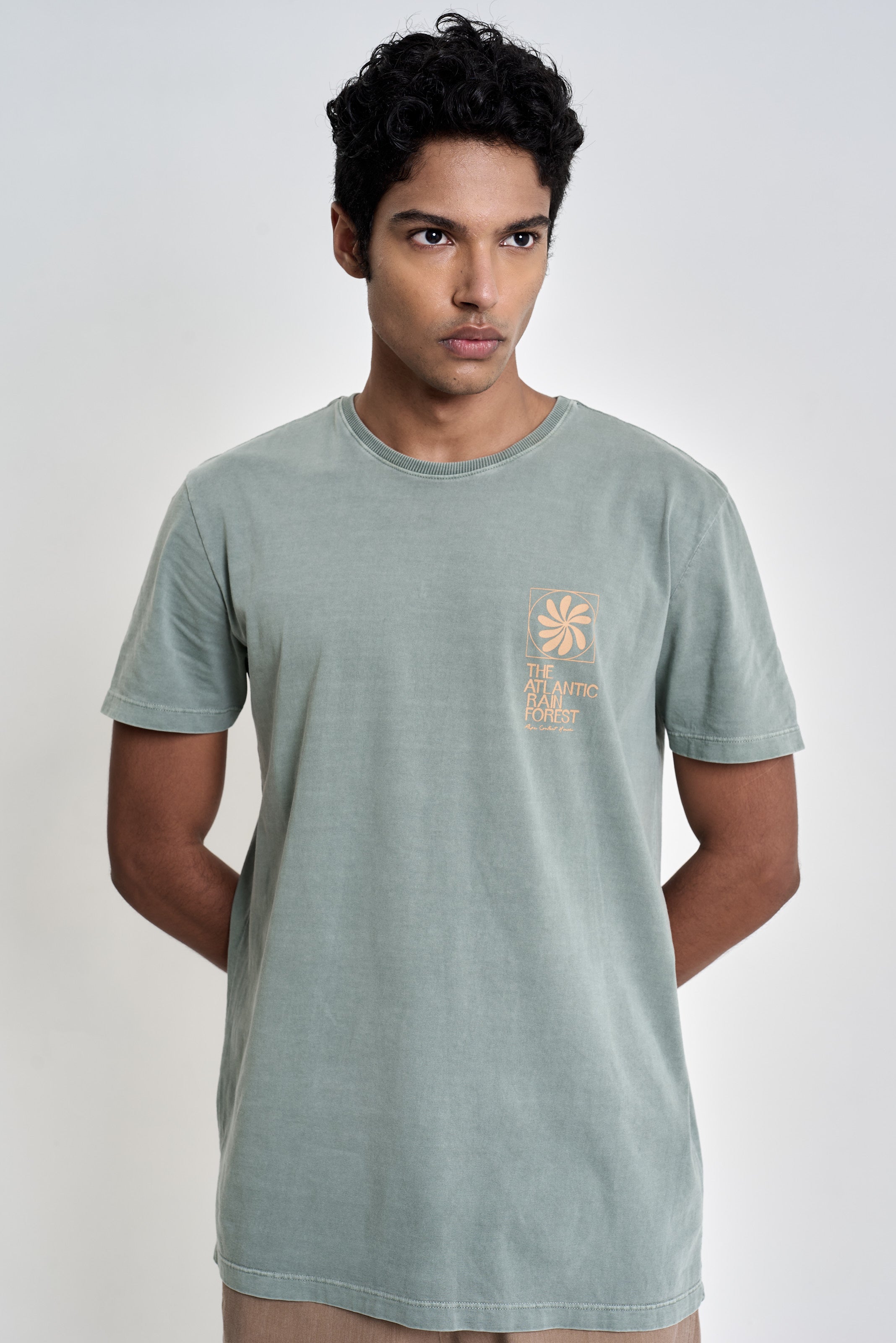 Camiseta Flowers Mix Verde
