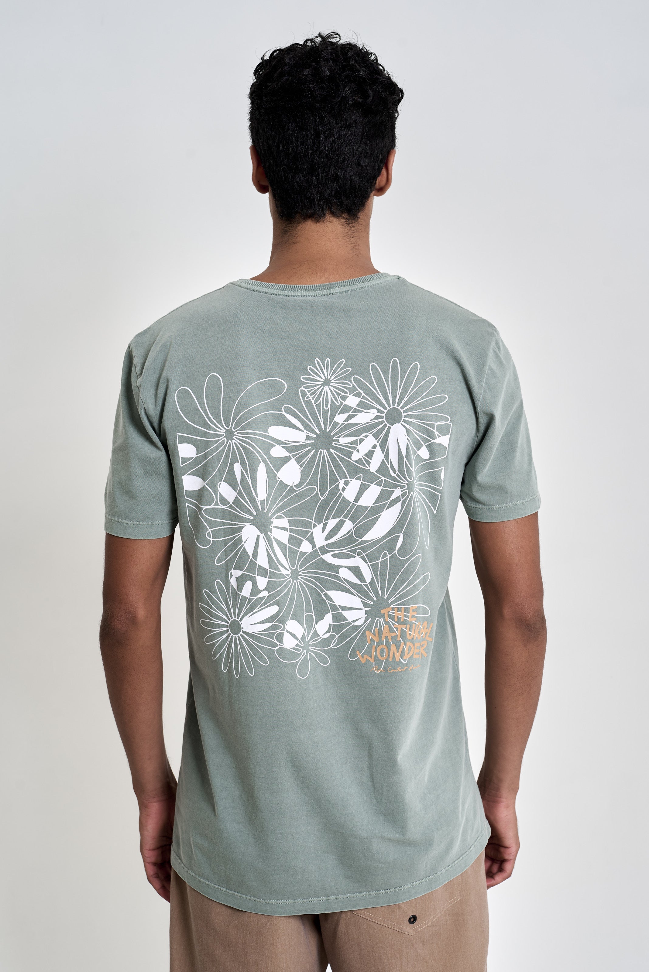 Camiseta Flowers Mix Verde