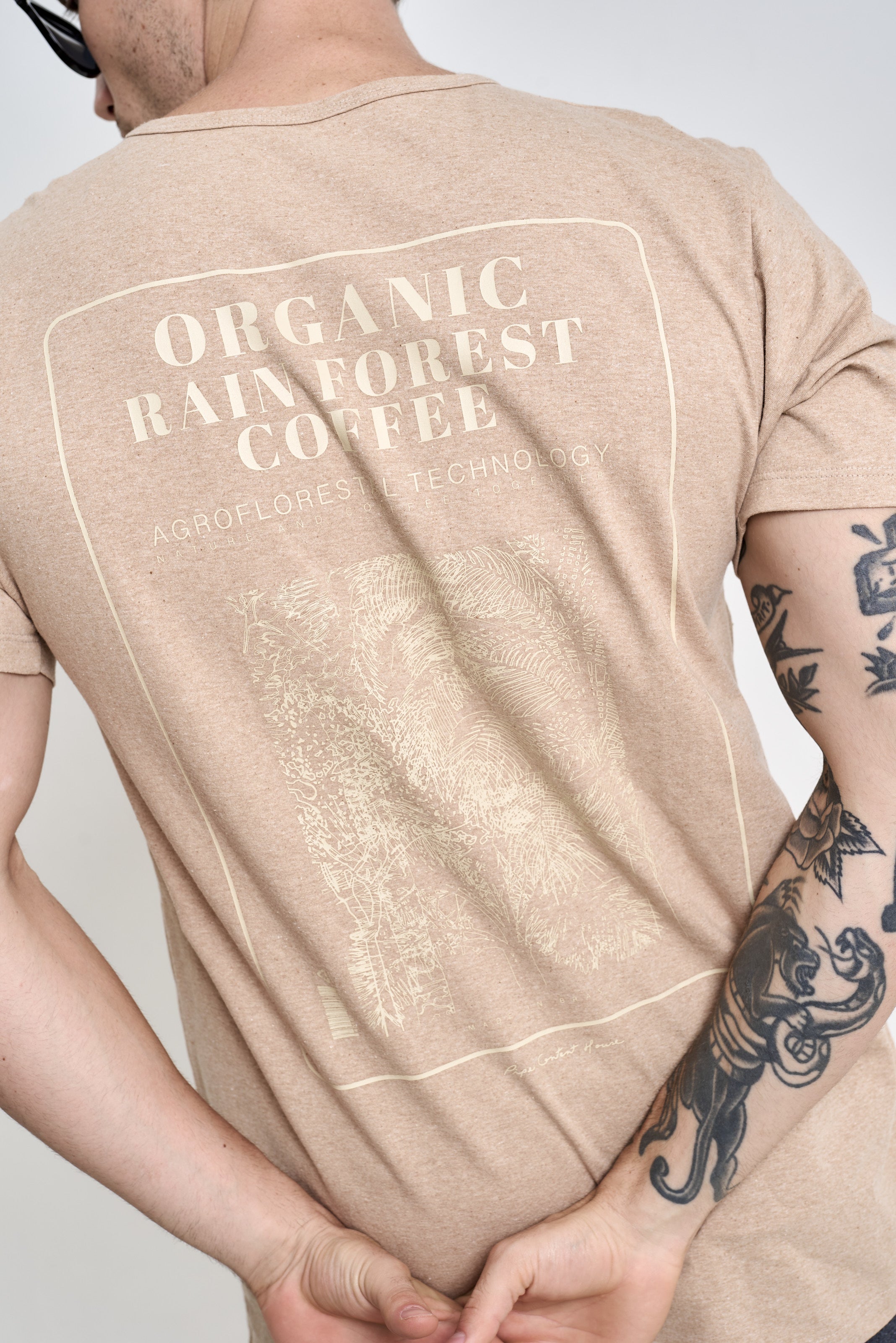 Camiseta Coffee Marrom