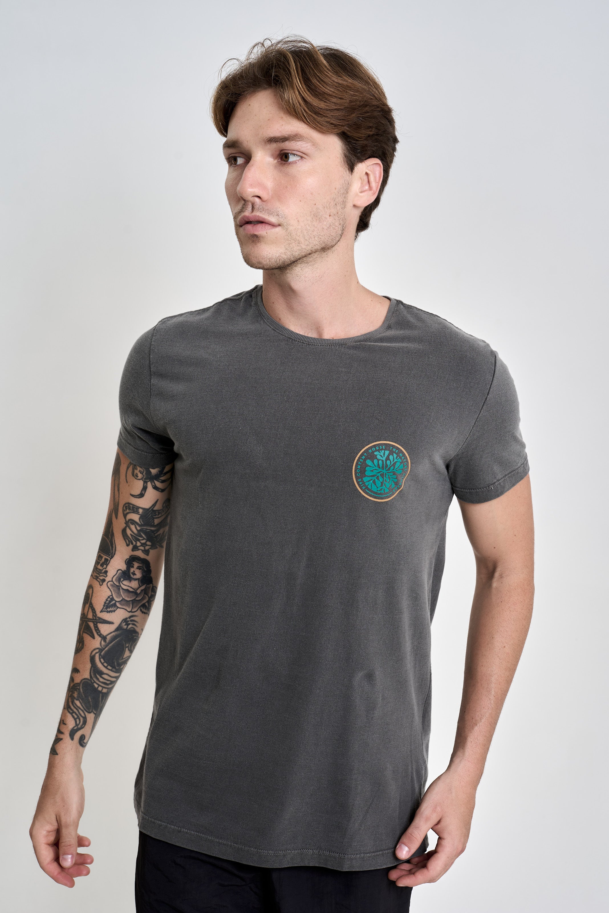 Camiseta Members Chumbo