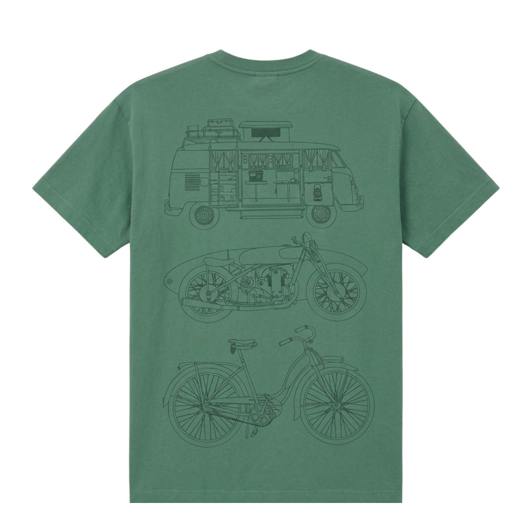 Camiseta Prime Estonada Blue Era Verde