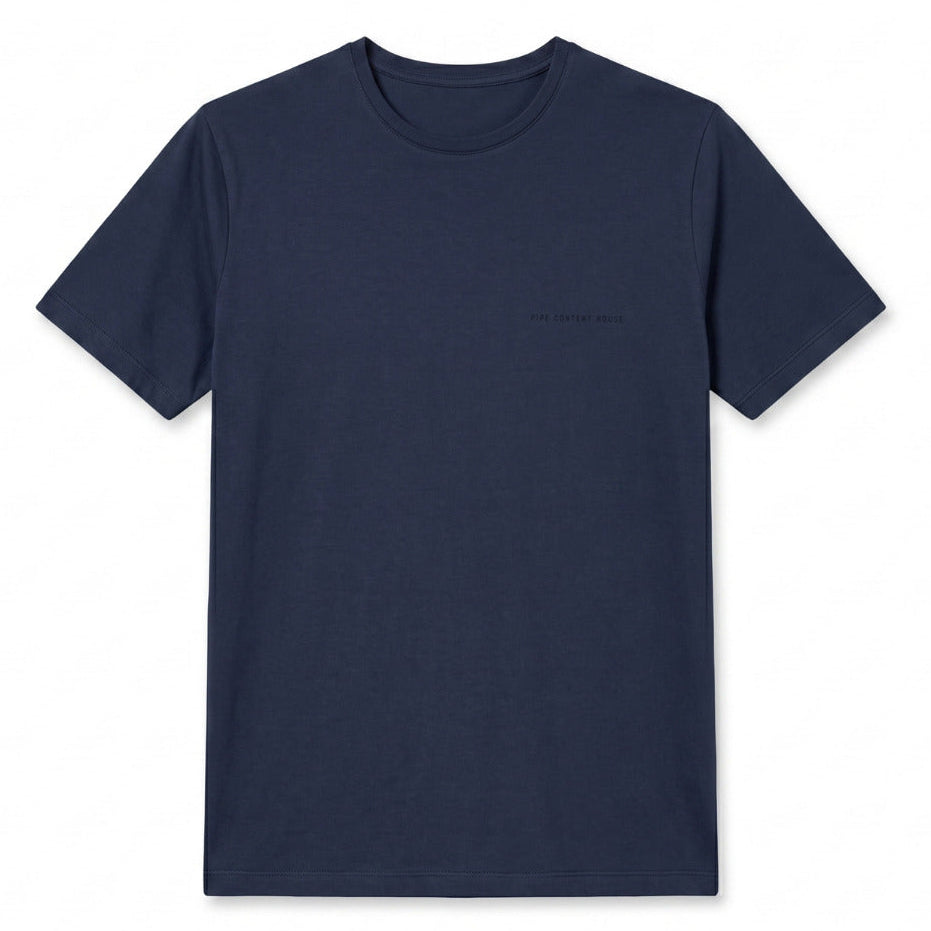 Camiseta Algodão Egípcio Marinho
