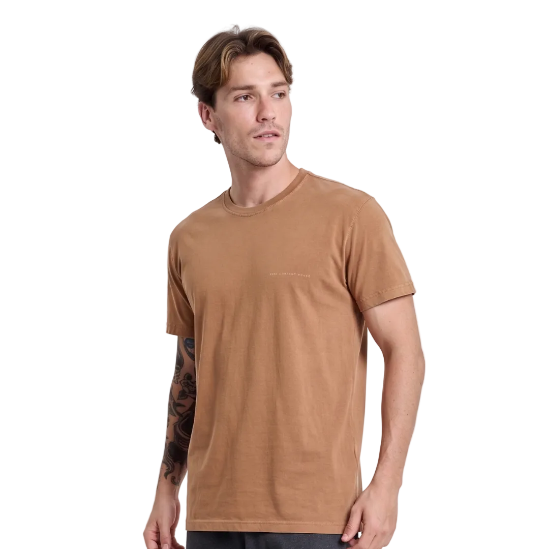Camiseta Pima Pipe Marrom