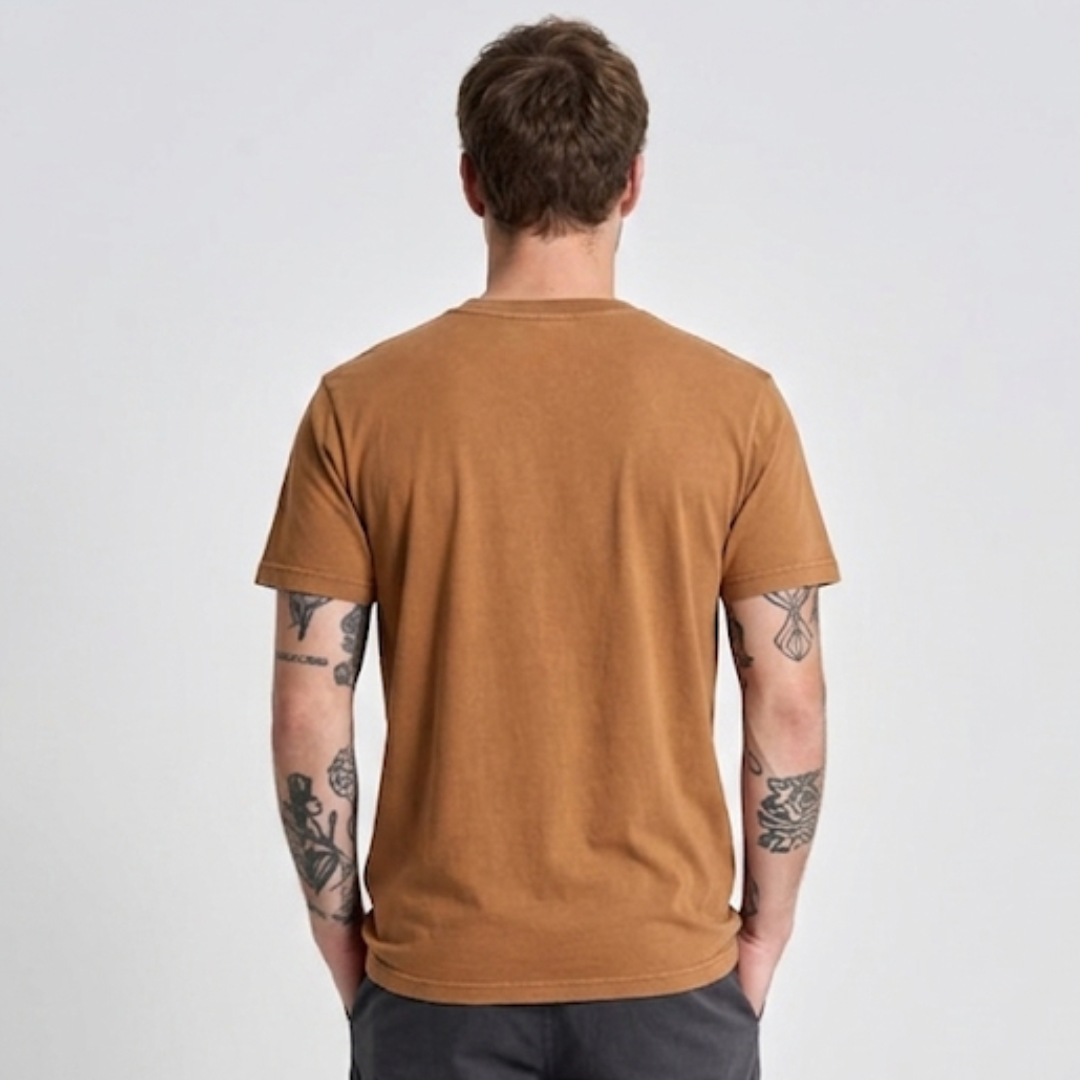 Camiseta Pima Pipe Marrom