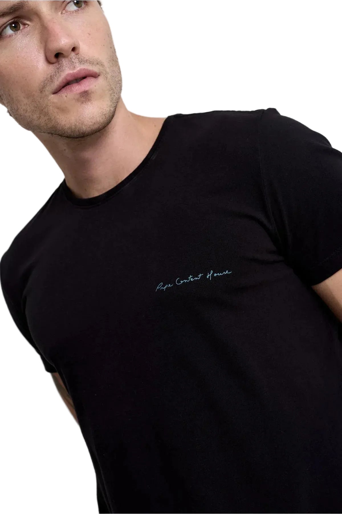 Camiseta Wood Print Preta