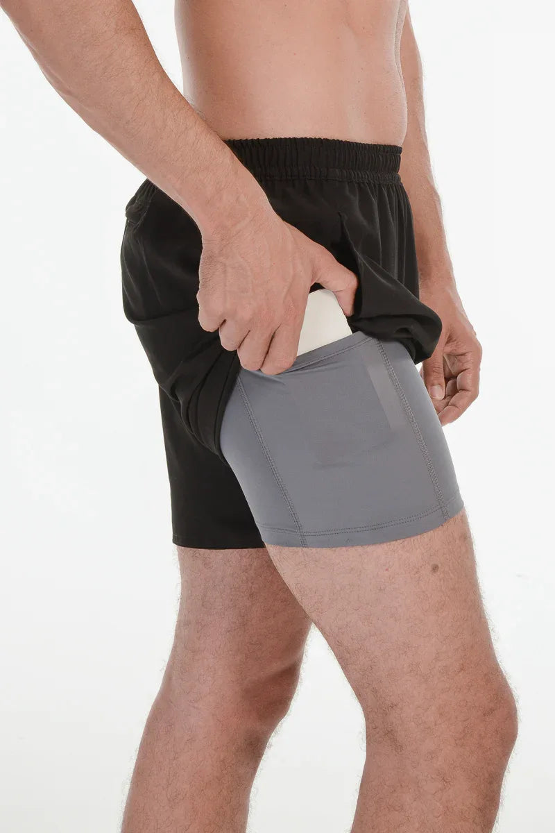 Shorts Fitness Preto