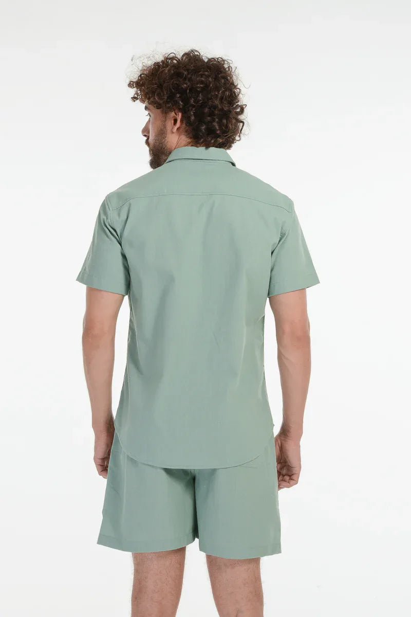 Camisa Linnen Verde