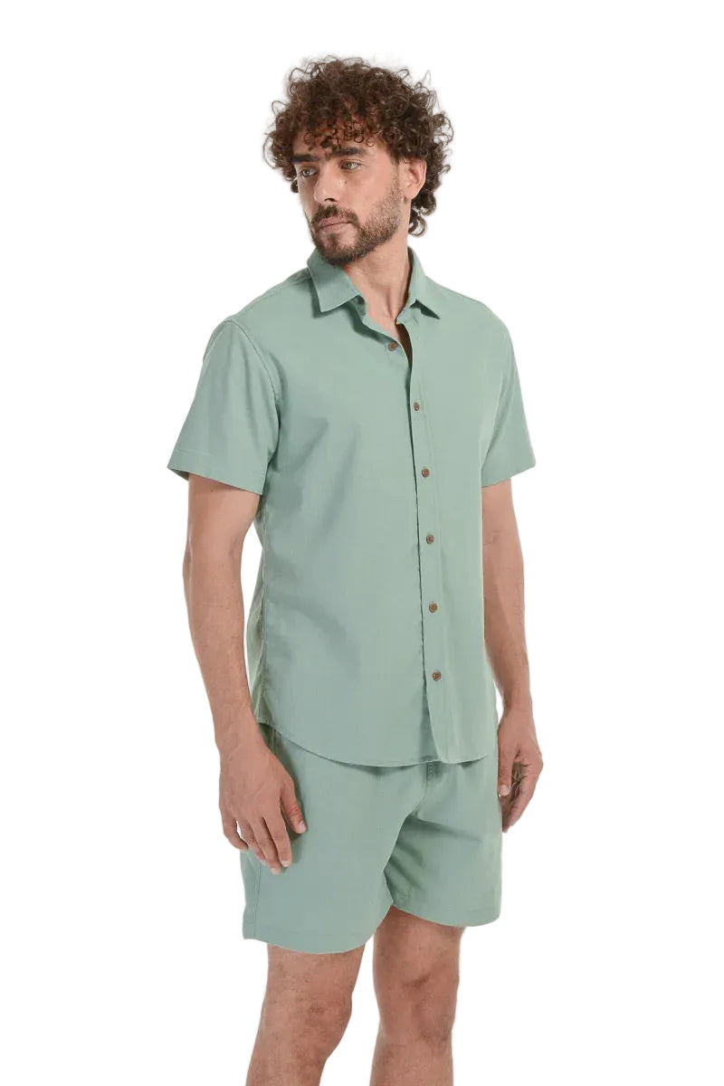 Camisa Linnen Verde