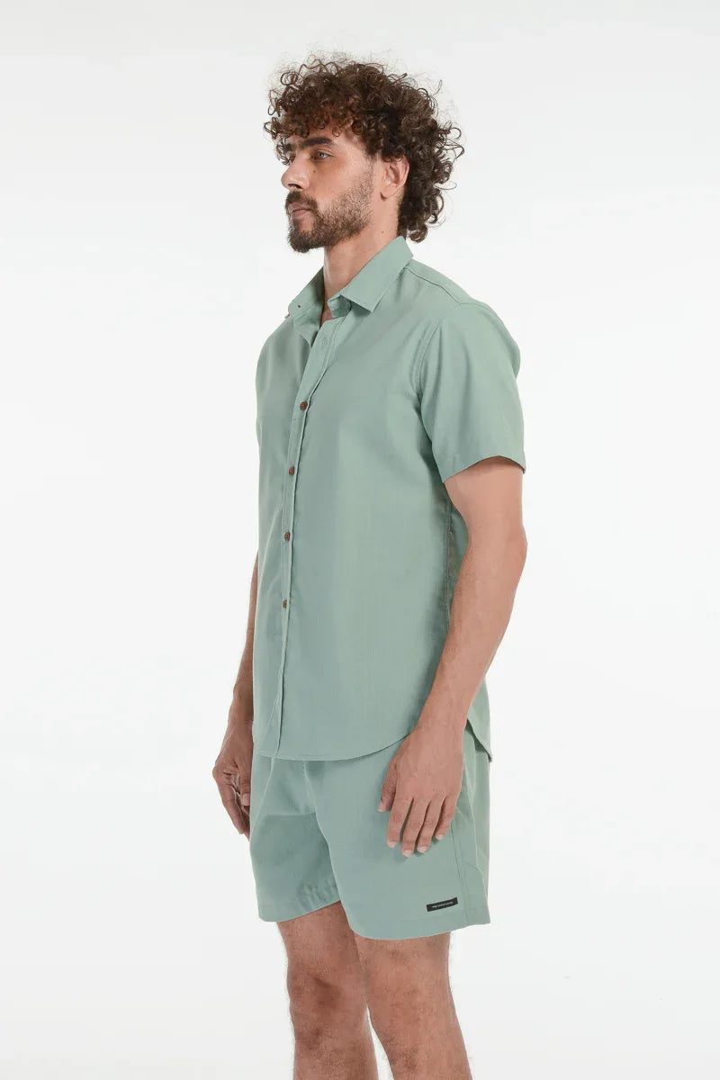 Camisa Linnen Verde