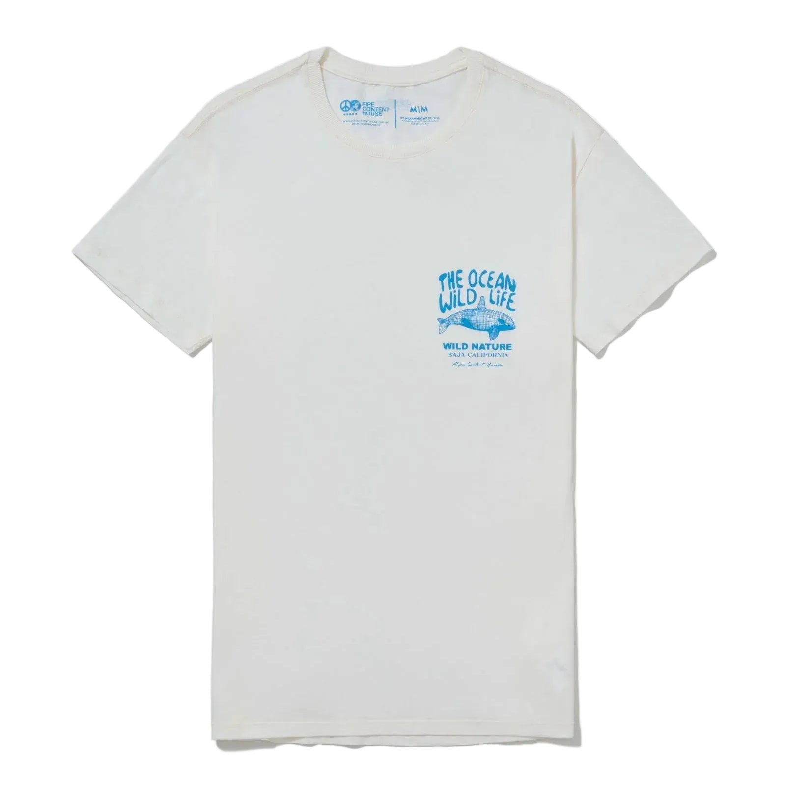 Camiseta The Ocean Wild Life Off White