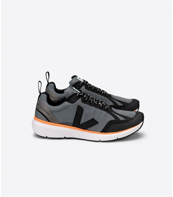 TENIS VERT CONDOR 2 ALVEOMESH CONCRETE BLACK NEON-ORANGE