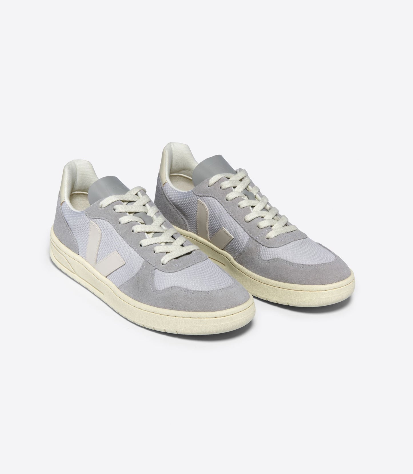 TÊNIS VEJA - V-10 ALVEOMESH LIGHT-GREY_PIERRE