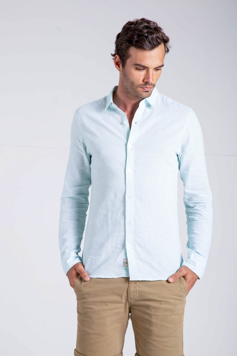CAMISA LINEN VERDE