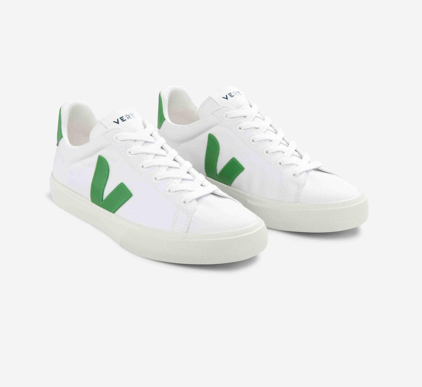 TENIS VERT CAMPO CA CANVAS WHITE EMERAUDE