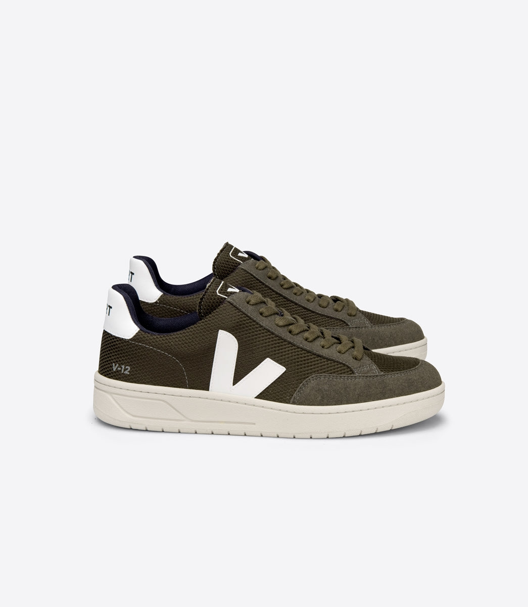 TENIS VEJA V-12 B-MESH OLIVE_WHITE