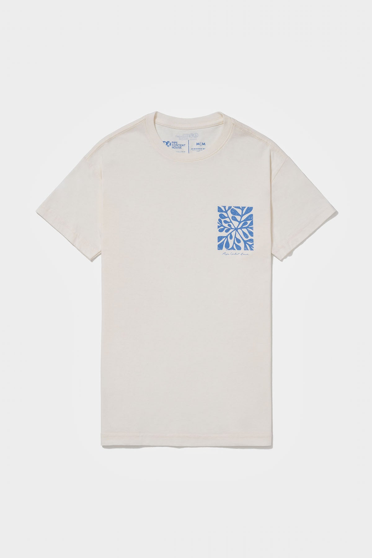 Camiseta Square Leaf Off White