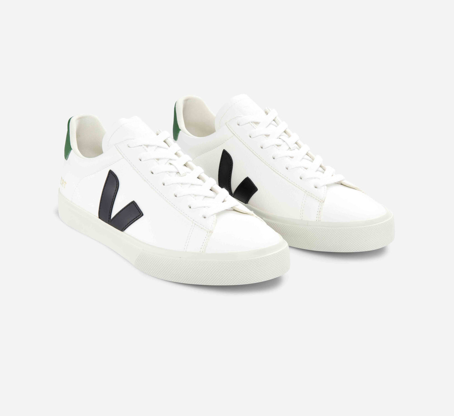 TENIS VERT CAMPO CHROMEFREE EXTRA WHITE BLACK EMERAUDE