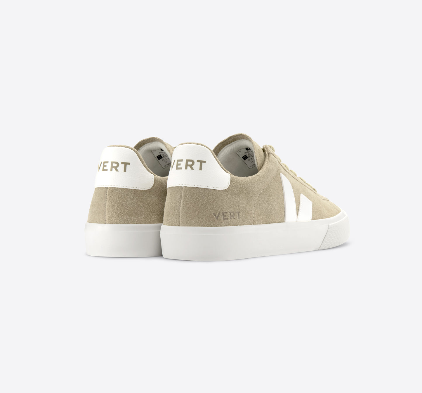 TENIS VERT CAMPO SUEDE DUNE WHITE