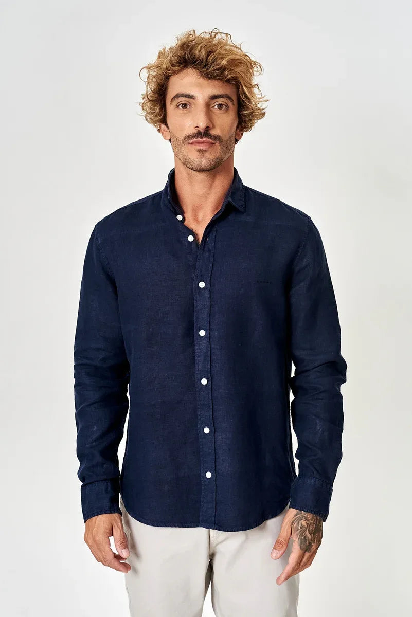 Camisa Resort Marinho