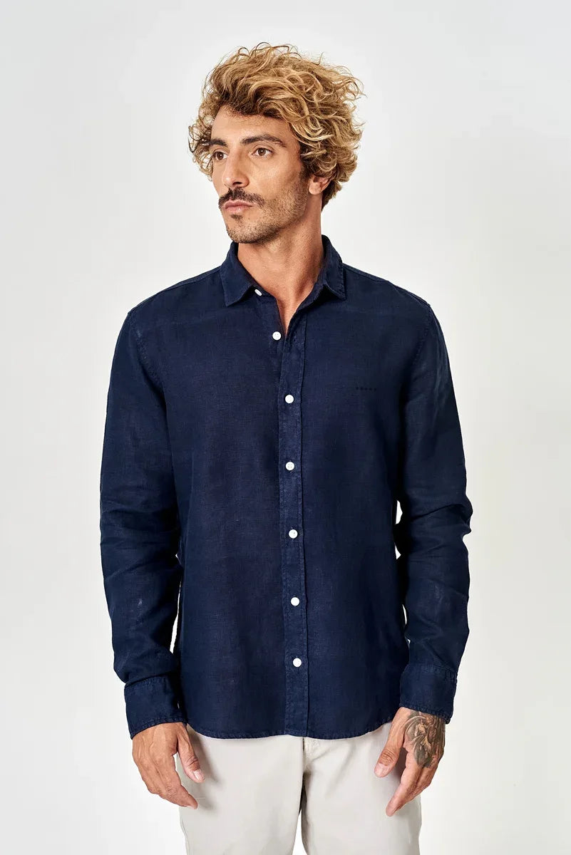 Camisa Resort Marinho
