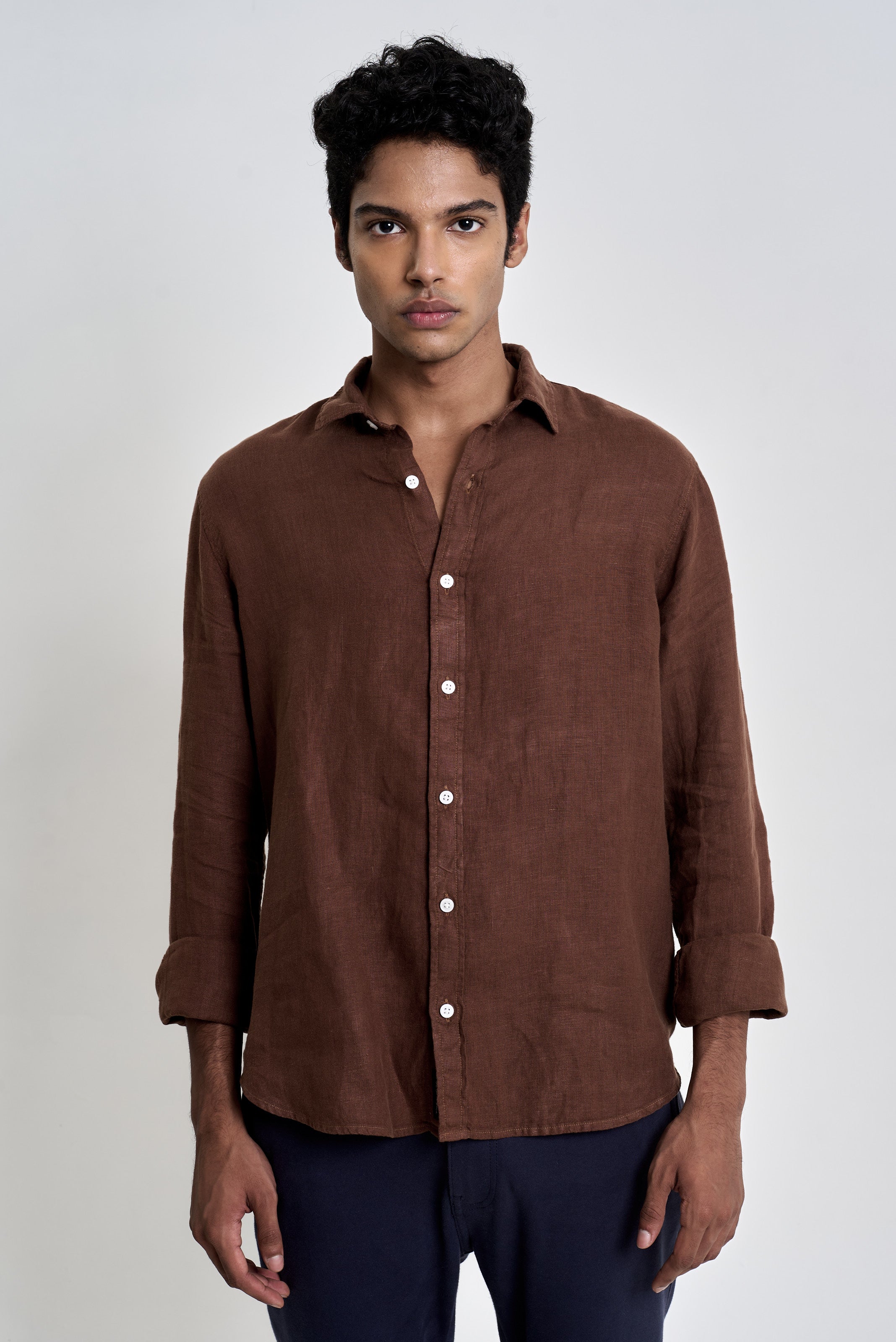 Camisa Resort Marrom